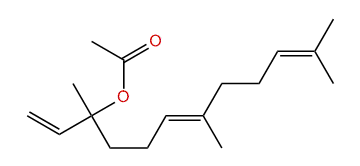 (E)-3,7,11-Trimethyl-1,6,10-dodecatrien-3-yl acetate